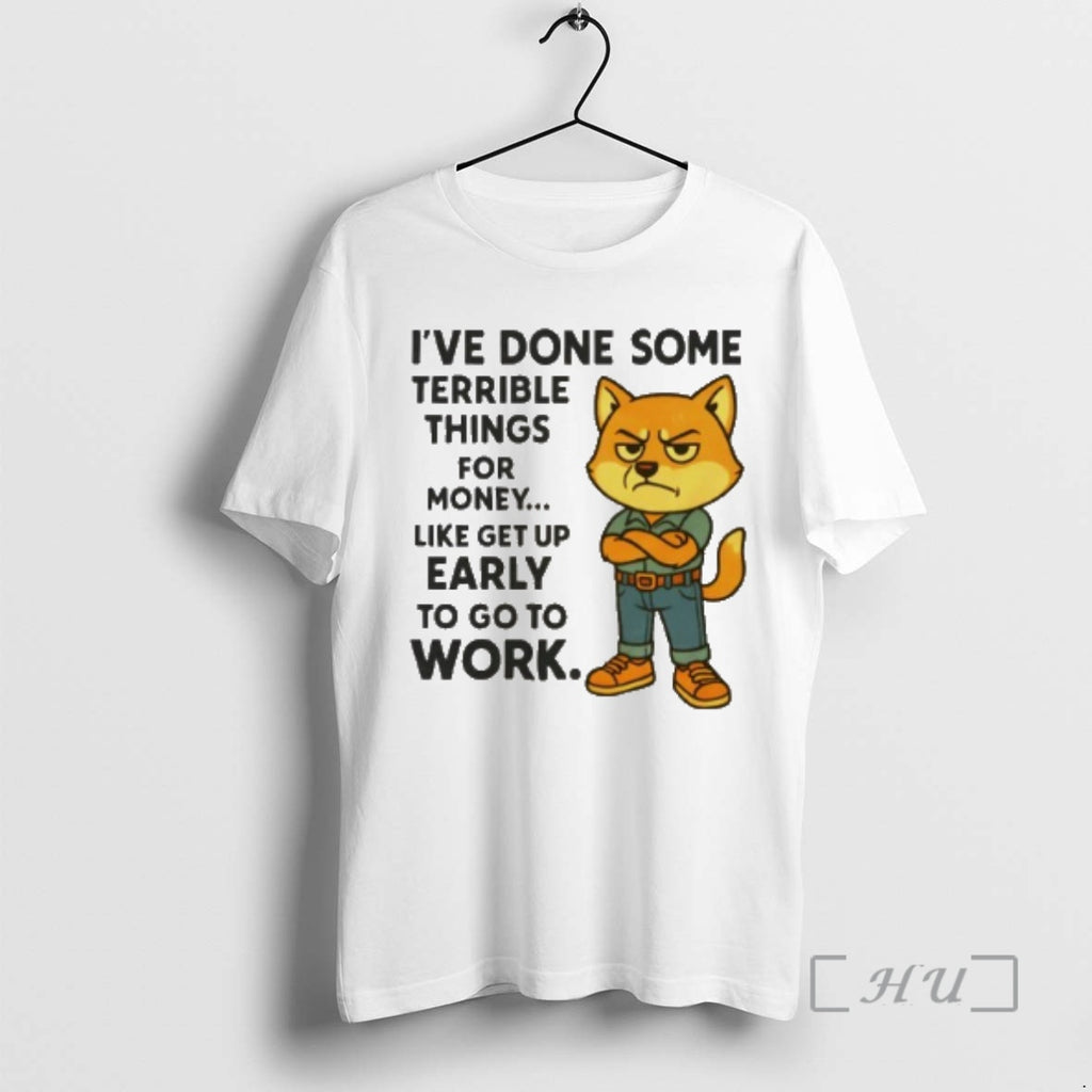 Officials Shiba Inu Ive Done Some Terrible Things For Money T-Shirts, Hoodie, Sweatshirt | TeeBloomCo.com