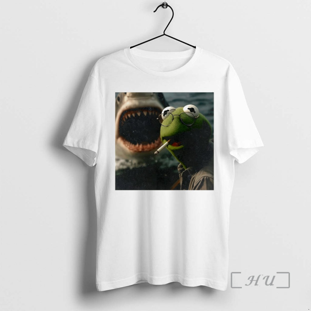 Officials Smoking Frog Meme Shark Attack Parody T-Shirts, Hoodie, Sweatshirt | TeeBloomCo.com