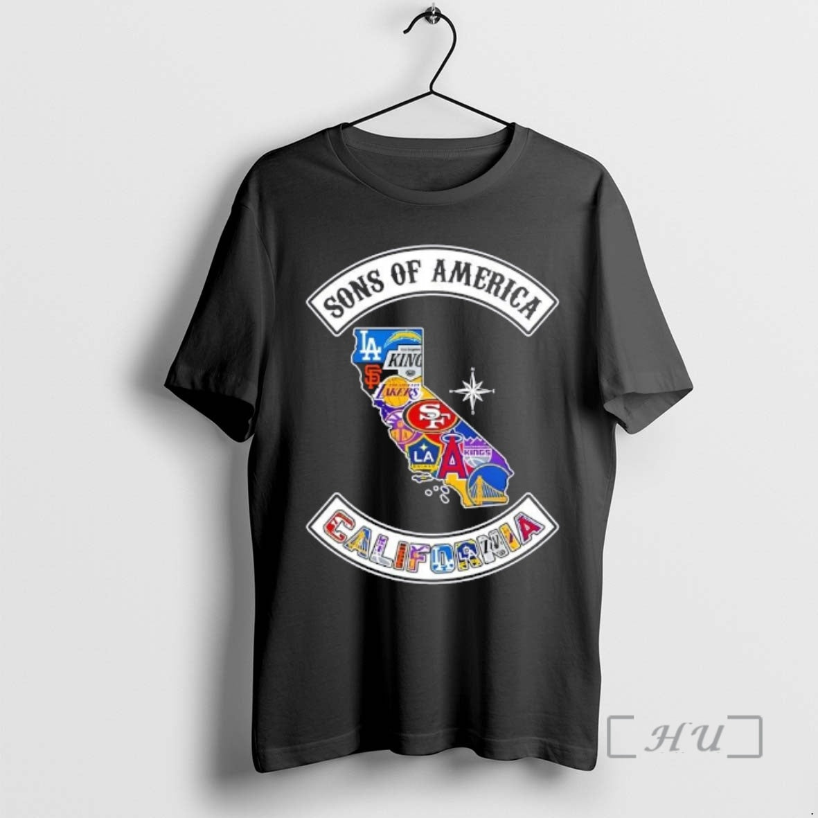 Officials Son Of America California Map Sports Logos Combine T-Shirts, Hoodie, Sweatshirt | TeeBloomCo.com
