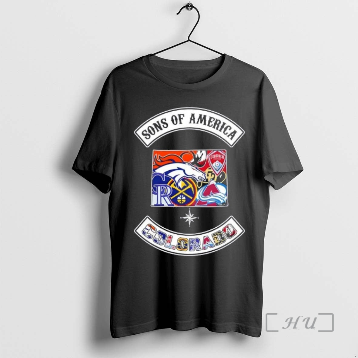 Officials Son Of America Colorado Map Sports Logos Combine T-Shirts, Hoodie, Sweatshirt | TeeBloomCo.com