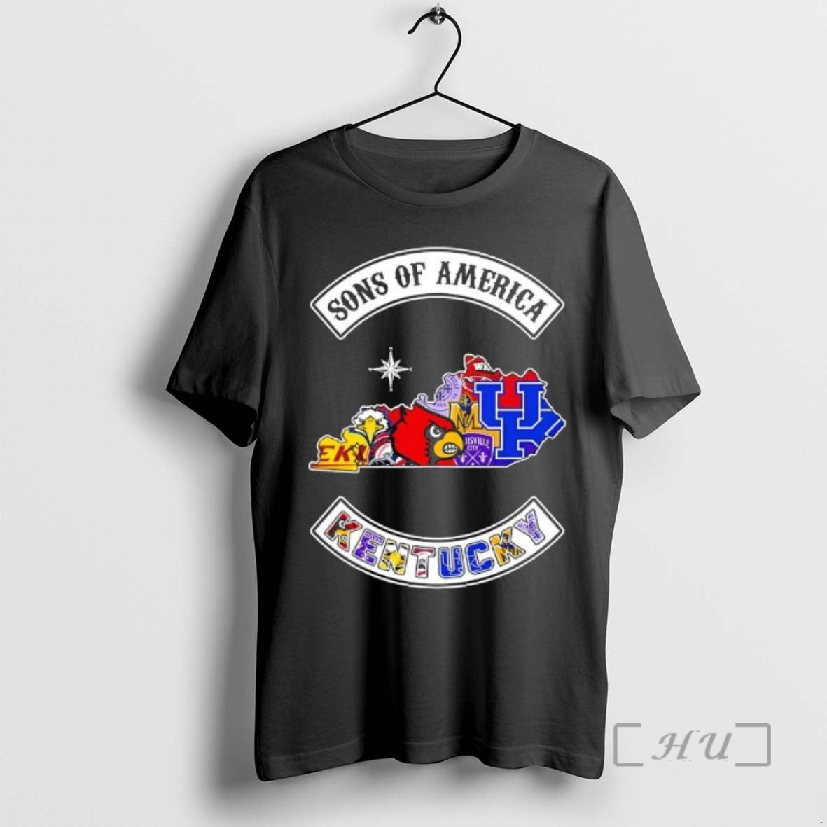 Officials Son Of America Kentucky Map Sports Logos Combine T-Shirts, Hoodie, Sweatshirt | TeeBloomCo.com