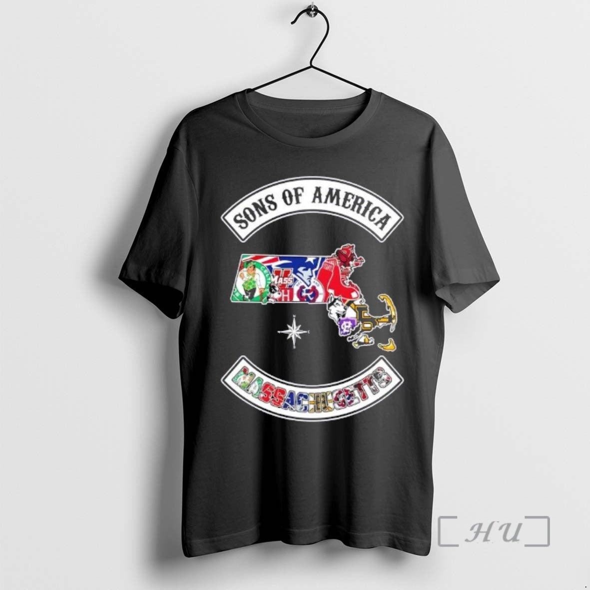 Officials Son Of America Massachusetts Map Sports Logos Combine T-Shirts, Hoodie, Sweatshirt | TeeBloomCo.com