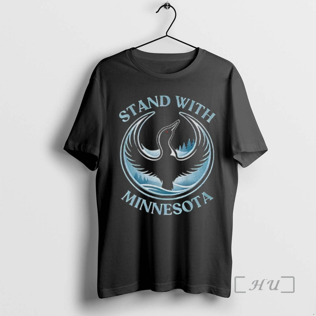 Officials Stand With Minnesota Minnesota Rebel Alliance Mn State Bird Loon Premium T Shirts Sweater Hoodie, Sweatshirt