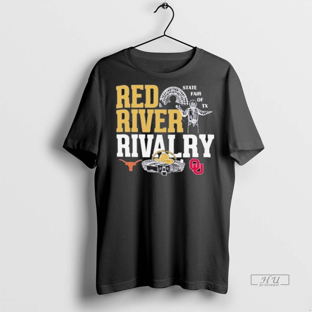 Officials State Fair Of Tx Longhorns Vs Ou 2025 Red River Rivalry Tee Shirt Sweater