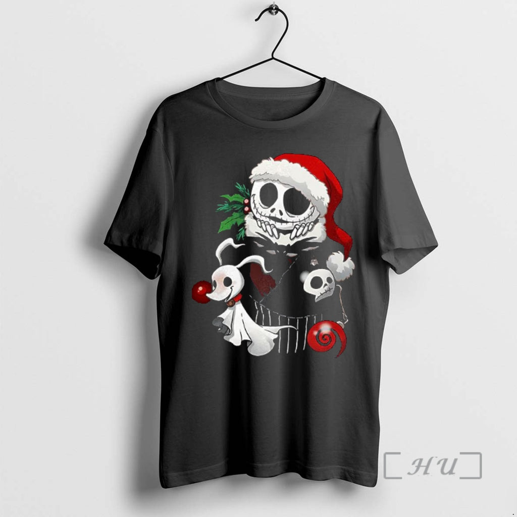 Officials Stocking Stuffer Jack Skellington And Zero The Nightmare Before Christmas Premium T Shirts Sweater Hoodie,...