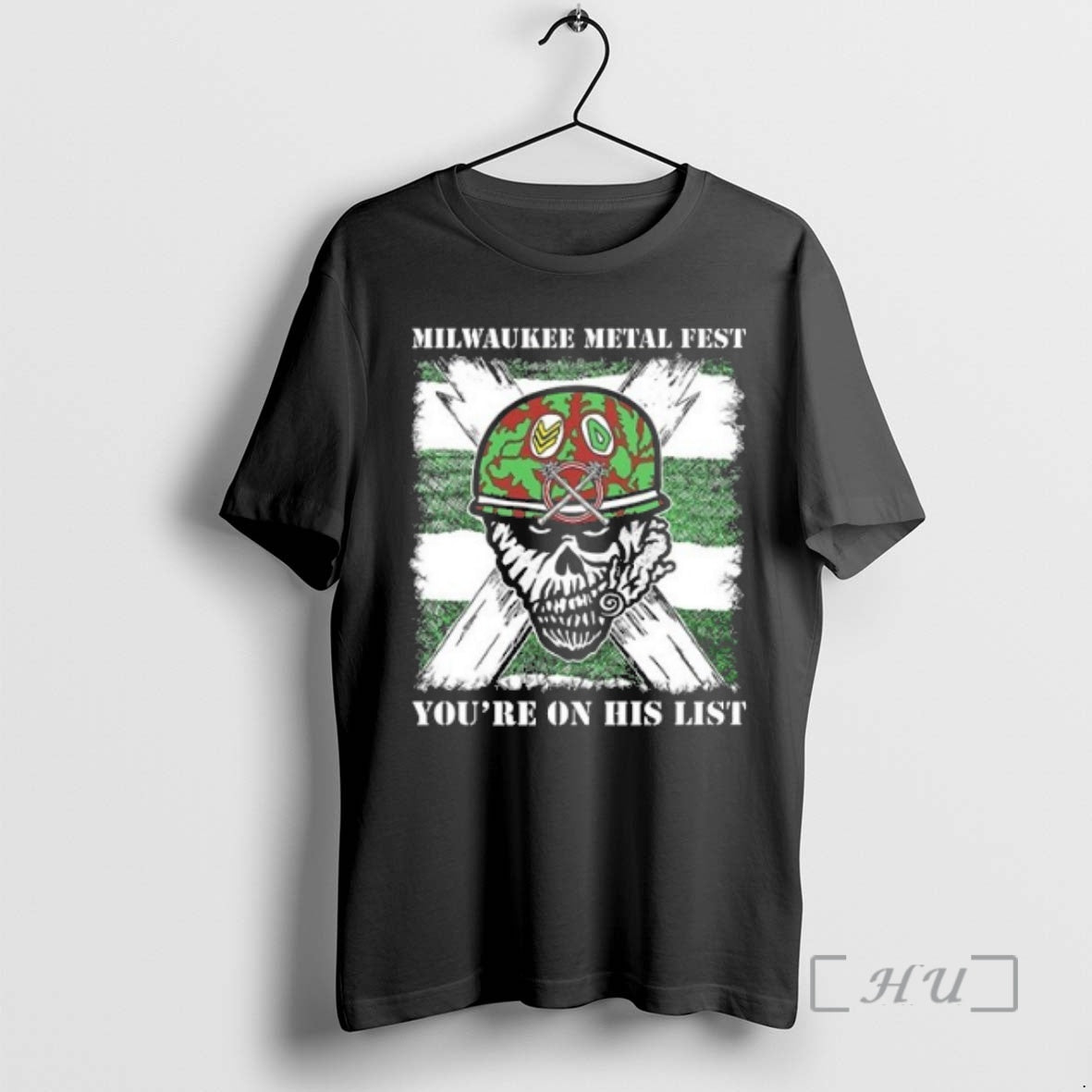 Officials Stormbreeders Of Death Milwaukee Metal Fest Youre On His List Premium T Shirts Sweater Hoodie, Sweatshirt