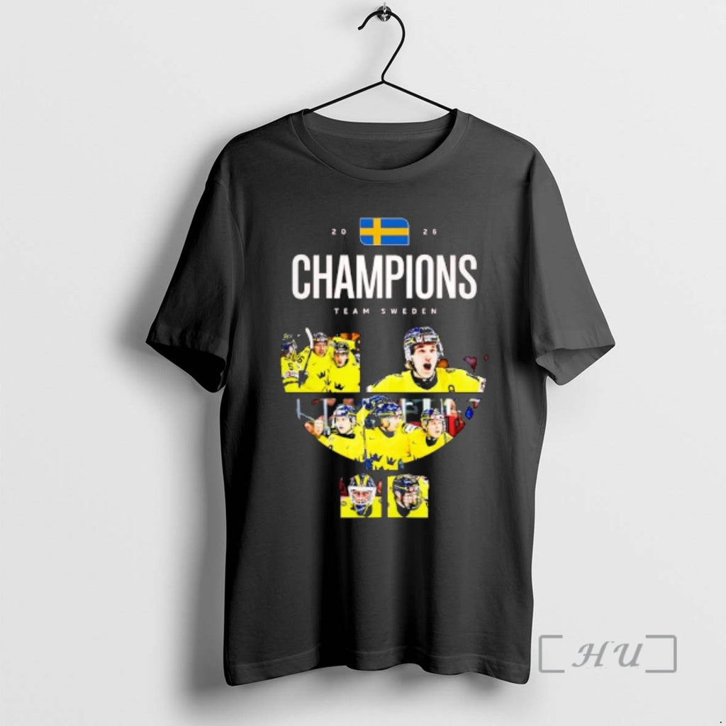 Officials Sweden 2026 Iihf World Junior Championship Gold Medal Victory T-Shirts, Hoodie, Sweatshirt | TeeBloomCo.com
