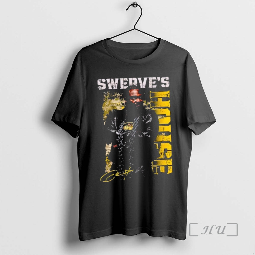 Officials Swerve Strickland House Rules Signature Graphic T-Shirts, Hoodie, Sweatshirt | TeeBloomCo.com