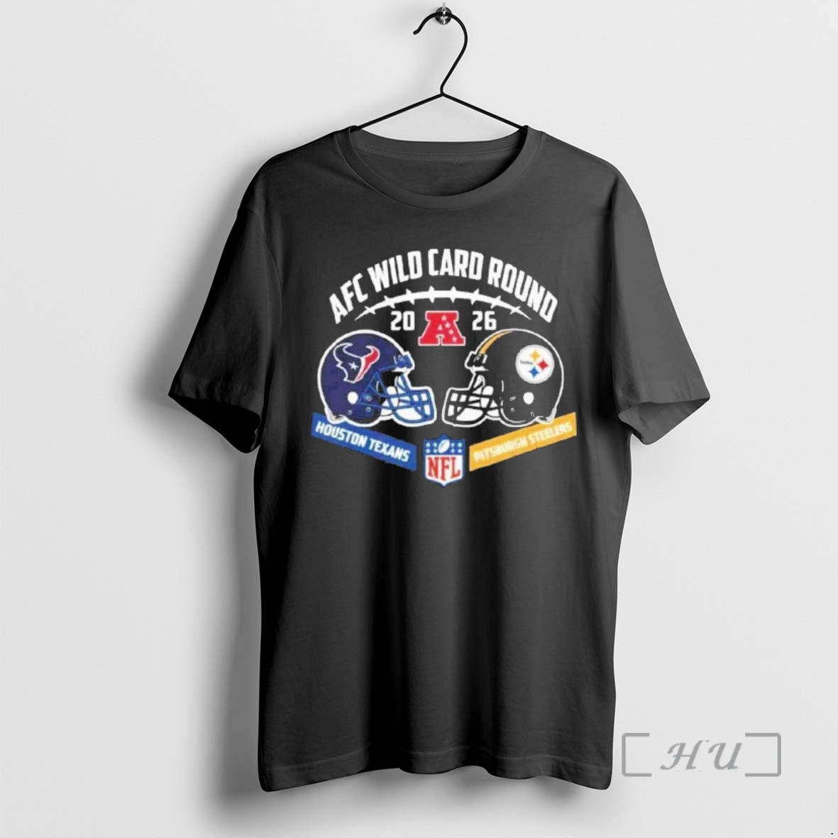 Officials Texans Vs Steelers Afc Wild Card Round Helmet Matchup T-Shirts, Hoodie, Sweatshirt | TeeBloomCo.com