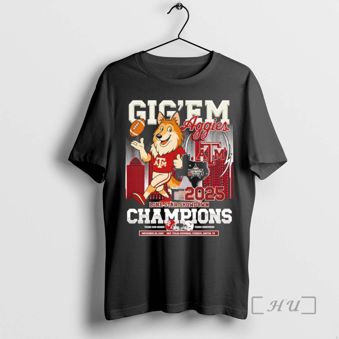 Officials Texas Am Aggies 2025 Lone Star Showdown Champions Gigem Chriast Premium T Shirts Sweater Hoodie, Sweatshirt