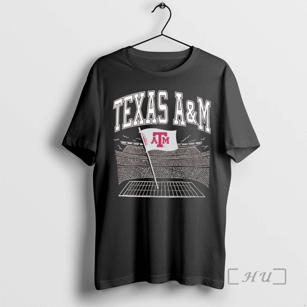 Officials Texas Am Aggies Plant Flag Stadium T-Shirts, Hoodie, Sweatshirt | TeeBloomCo.com