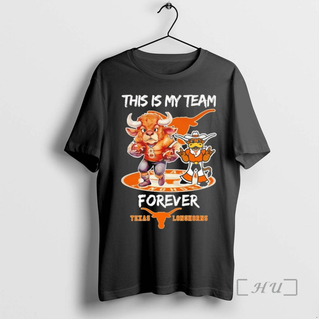 Officials Texas Longhhorns This Is My Team Forever Chriast T-Shirts, Hoodie, Sweatshirt | TeeBloomCo.com