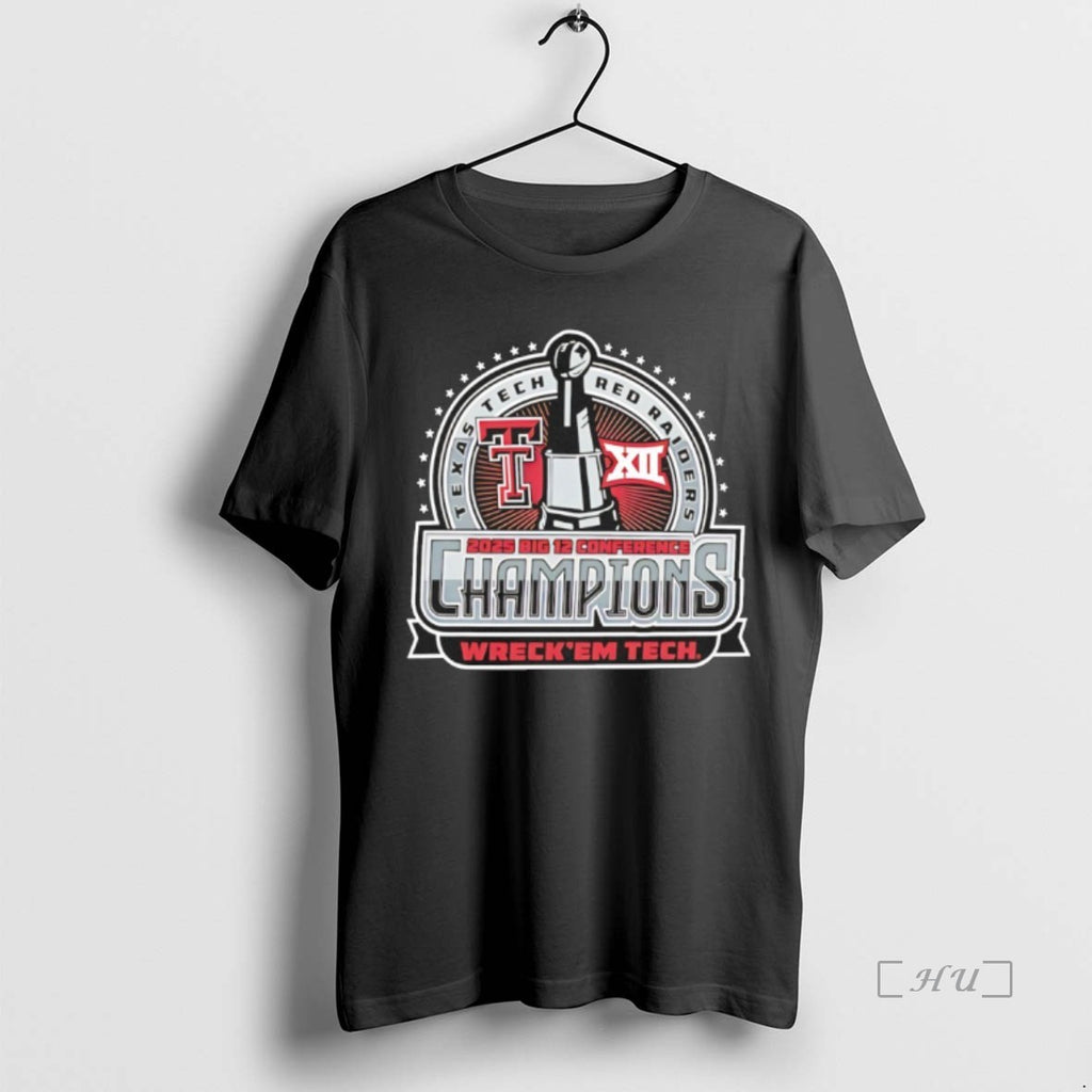 Officials Texas Tech Big 12 Champions Wreck Em Tech T-Shirts, Hoodie, Sweatshirt | TeeBloomCo.com