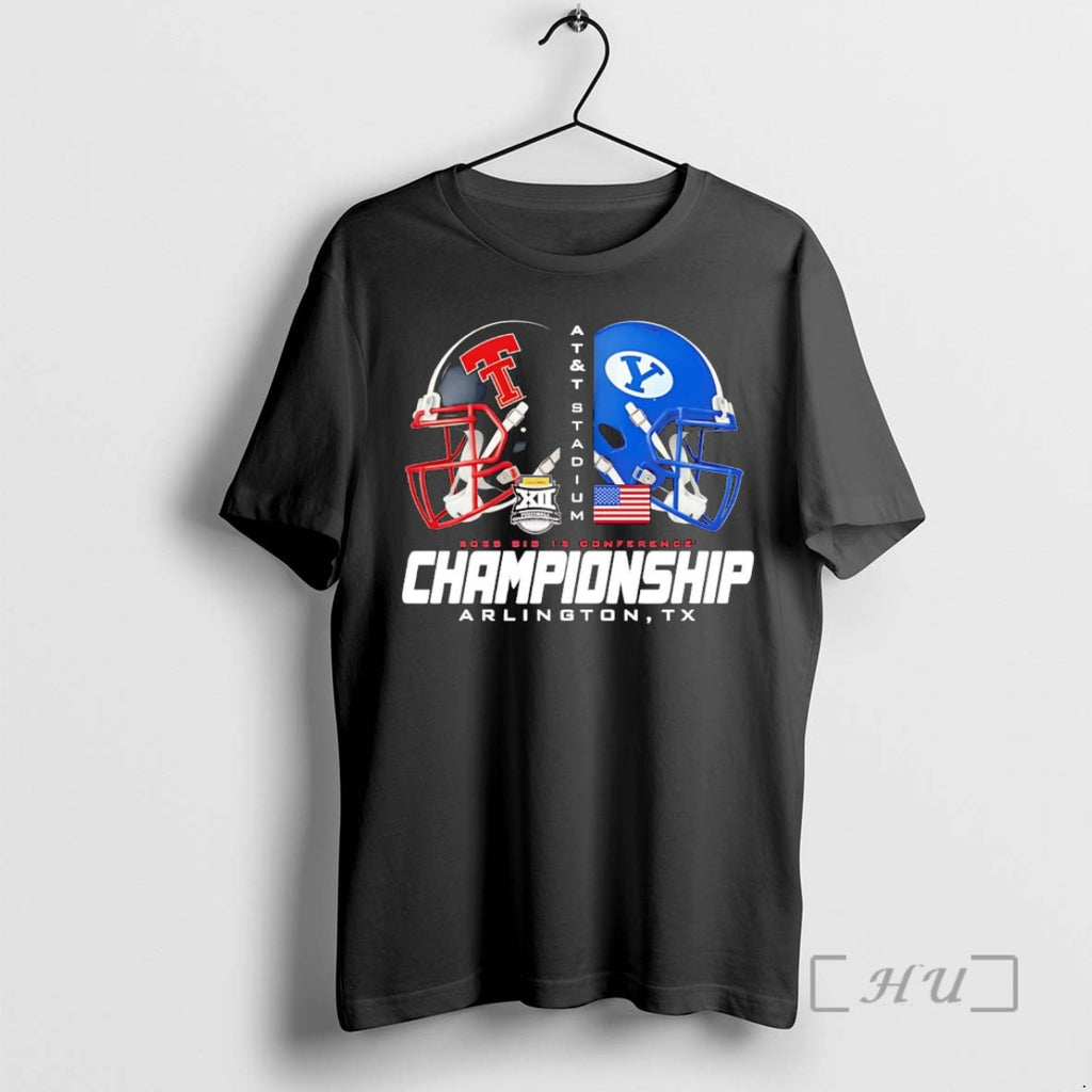 Officials Texas Tech Red Raiders Vs Byu Cougars 2025 Big 12 Conference Championship Premium T-Shirts, Hoodie, Sweatshirt