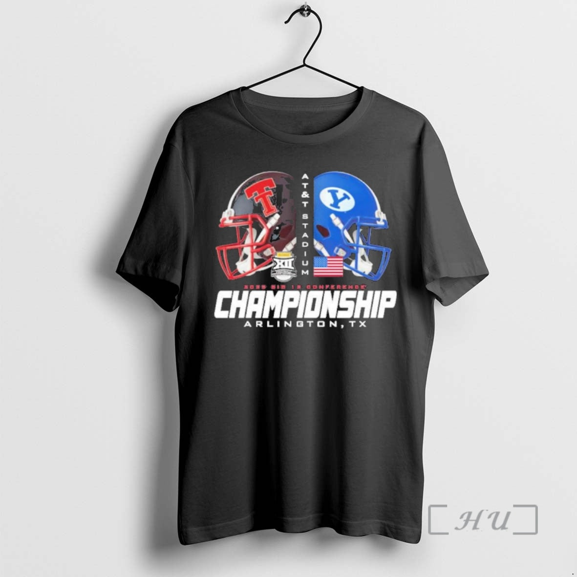 Officials Texas Tech Vs Byu 2025 Big 12 Championship Helmet T-Shirts, Hoodie, Sweatshirt | TeeBloomCo.com