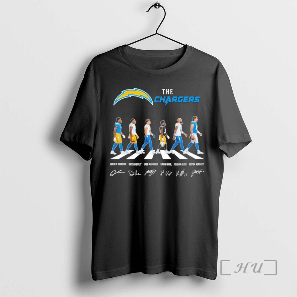 Officials The Los Angeles Chargers Abbey Road 2026 T-Shirts, Hoodie, Sweatshirt | TeeBloomCo.com