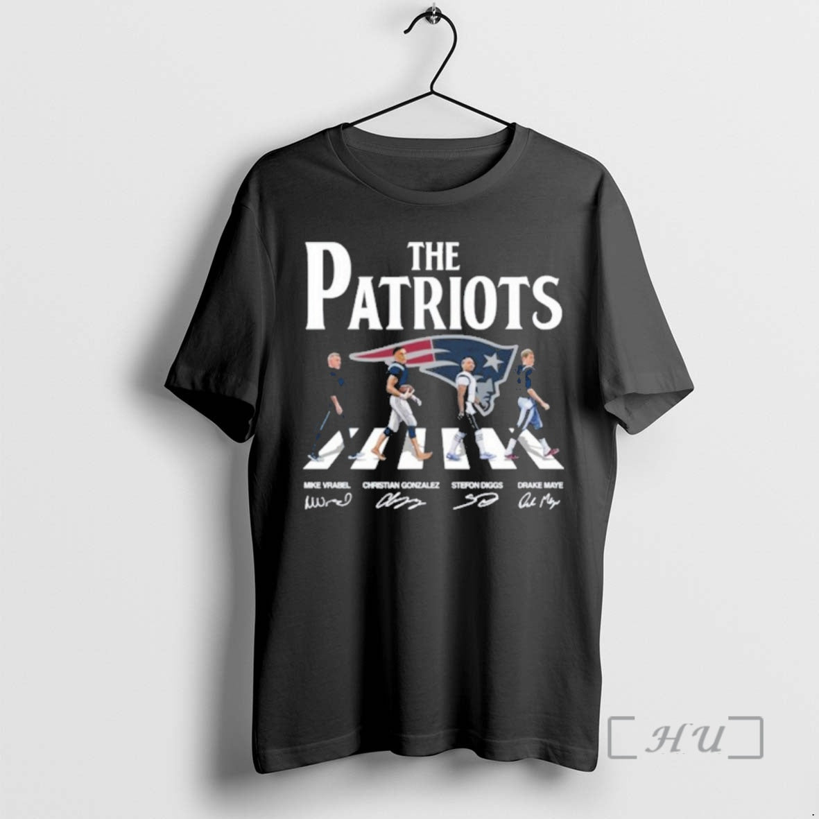 Officials The Patriots New England Abbey Road Signature T-Shirts, Hoodie, Sweatshirt | TeeBloomCo.com