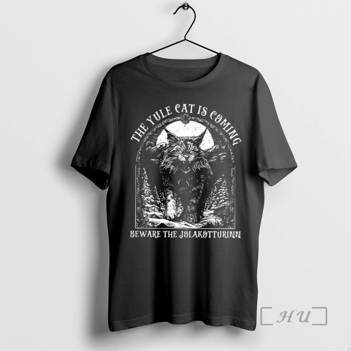 Officials The Yule Cat Is Comming Beware The Jolakotturinn Christmas Icelandic Folklore Premium T Shirts Hoodie, Sweatshirt