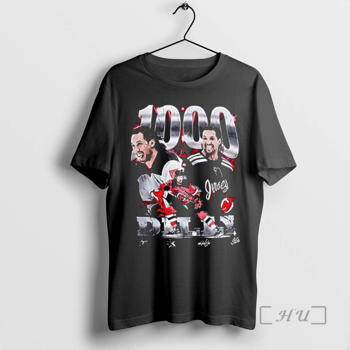 Officials Travis Zajac 1000 Games Nhl Graphic T-Shirts, Hoodie, Sweatshirt | TeeBloomCo.com