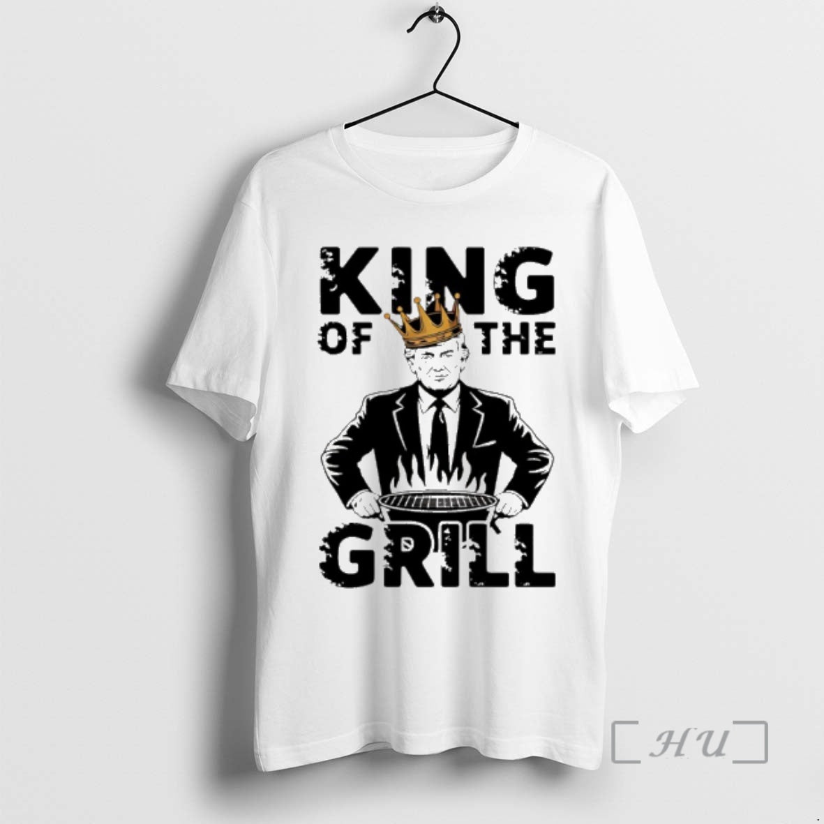 Officials Trump King Of The Grill Patriotic Graphic T-Shirts, Hoodie, Sweatshirt | TeeBloomCo.com