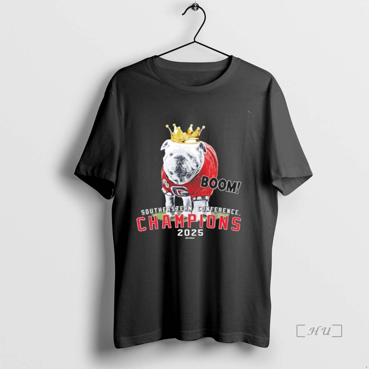 Officials Uga Boom 2025 Sec Southeastern Conference Champions Mascot T-Shirts, Hoodie, Sweatshirt | TeeBloomCo.com