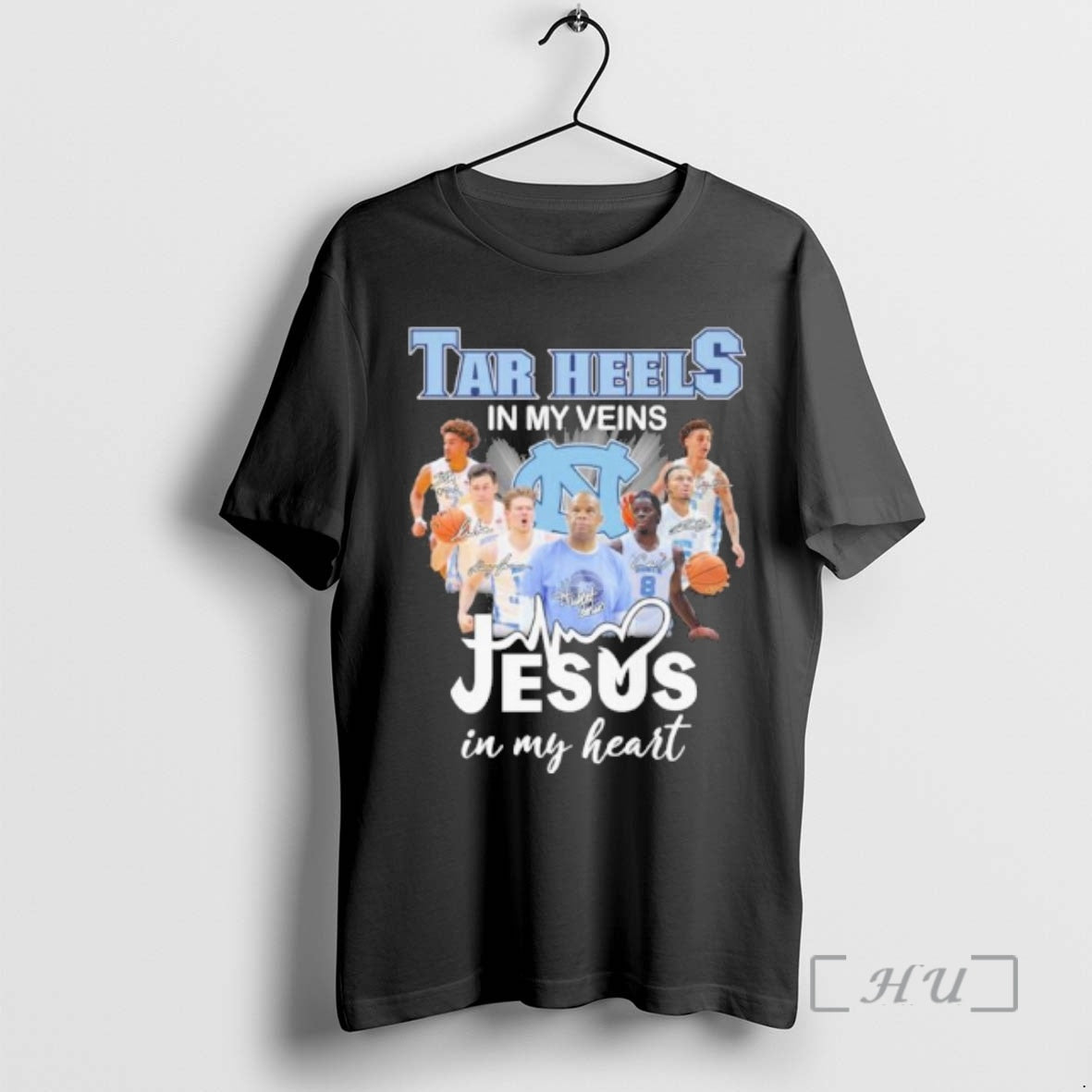 Officials Unc Tar Heels Mens Basketball In My Veins Jesus In My Heart Premium T-Shirts, Hoodie, Sweatshirt | TeeBloomCo.com