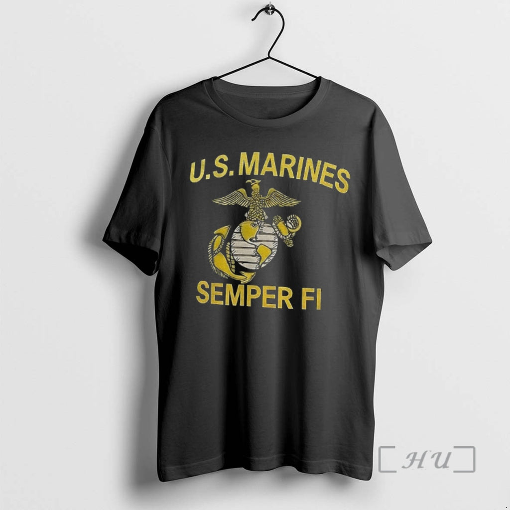 Officials Us Marines 250th Anniversary Semper Fi Military T-Shirts, Hoodie, Sweatshirt | TeeBloomCo.com