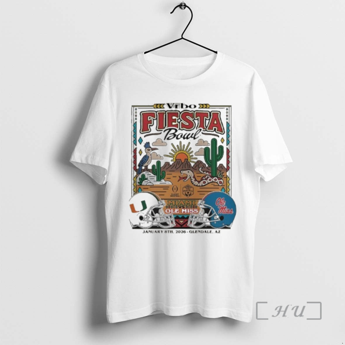 Officials Vrbo Fiesta Bowl Miami Ole Miss January 8th 2026 T-Shirts, Hoodie, Sweatshirt | TeeBloomCo.com