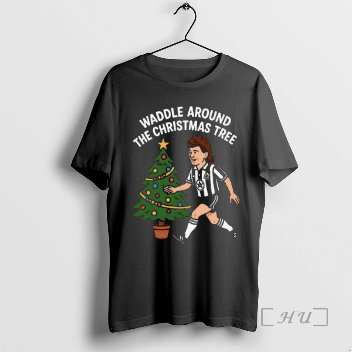 Officials Waddle Around The Christmas Tree Newcastle Circle Black T-Shirts, Hoodie, Sweatshirt | TeeBloomCo.com