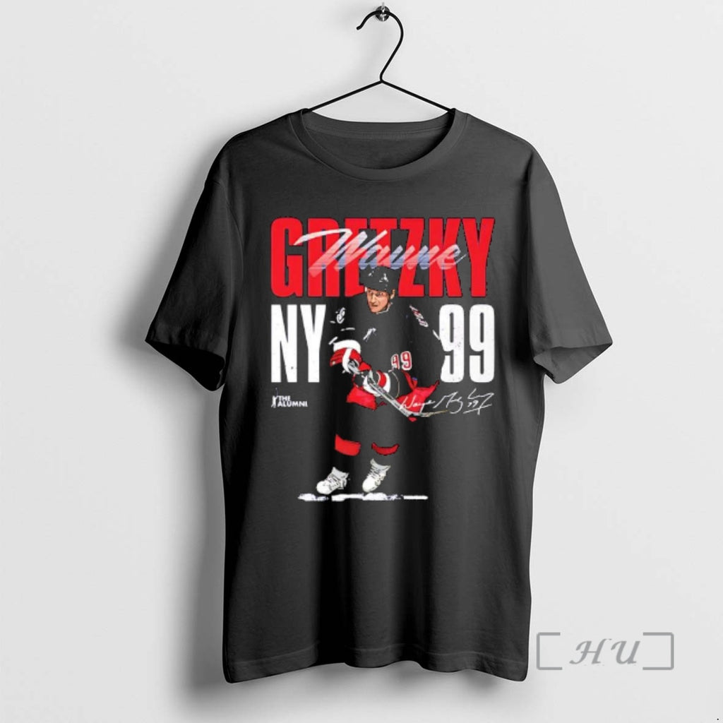 Officials Wayne Gretzky 99 Ny Signature Graphic T-Shirts, Hoodie, Sweatshirt | TeeBloomCo.com