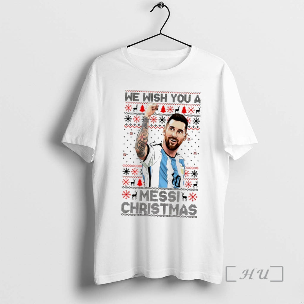 Officials We Wish You A Messi Christmas Ugly T-Shirts, Hoodie, Sweatshirt | TeeBloomCo.com