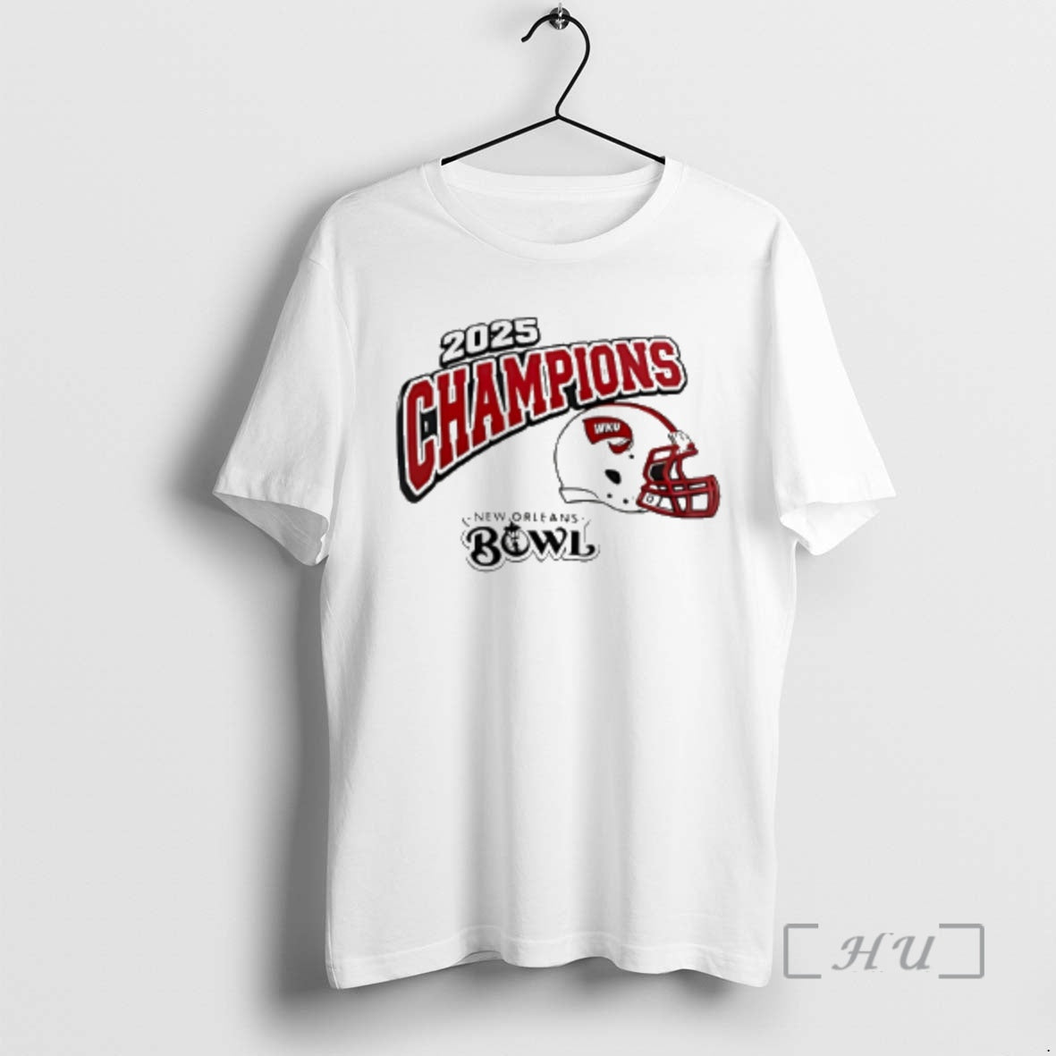 Officials Western Kentucky Hilltoppers New Orleans Bowl 2025 Champions Helmet T-Shirts, Hoodie, Sweatshirt | TeeBloomCo.com
