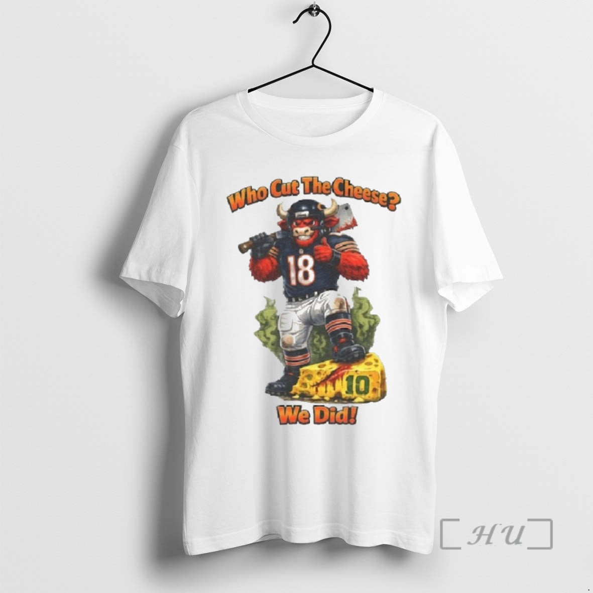 Officials Who Cut The Cheese We Did Chicago Beat Green Bay Premium T Shirts Sweater Hoodie, Sweatshirt | TeeBloomCo.com