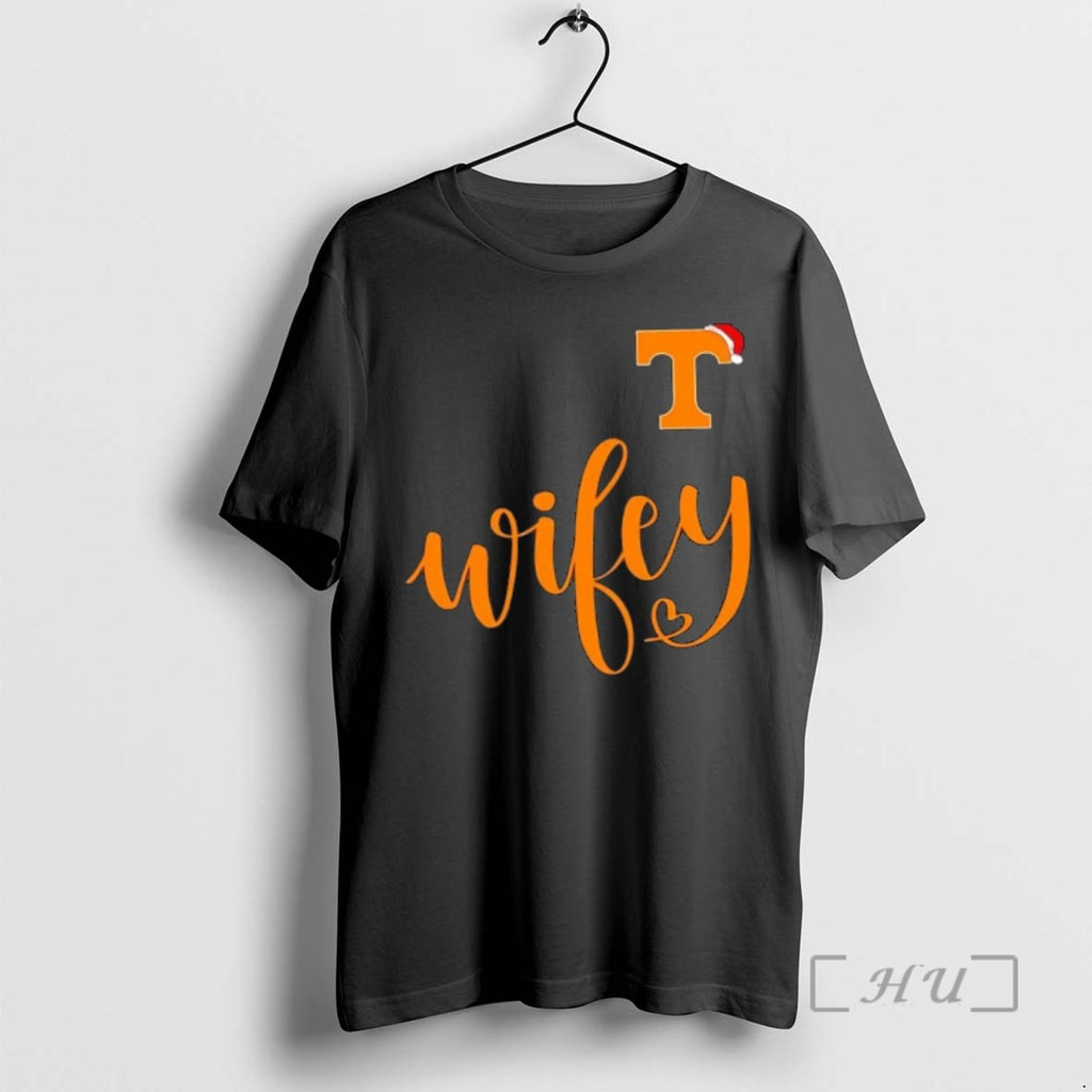 Officials Wifey Tennessee Volunteers Santa Hat Merry Christmas T-Shirts, Hoodie, Sweatshirt | TeeBloomCo.com