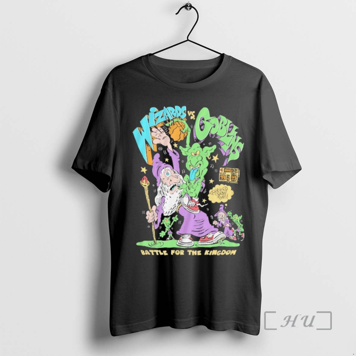 Officials Wizards Vs Goblins Battle For The Kingdom T-Shirts, Hoodie, Sweatshirt | TeeBloomCo.com