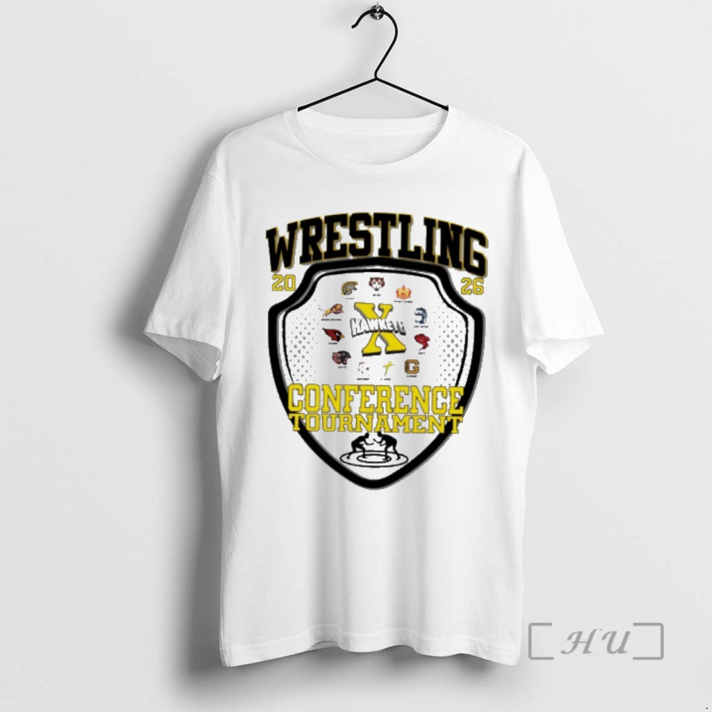 Officials Wrestling 2026 Conference Tournament Logo T-Shirts, Hoodie, Sweatshirt | TeeBloomCo.com