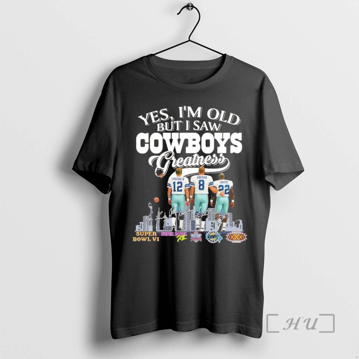 Officials Yes Im Old But I Saw Dallas Cowboys Legends Greatness Chriast Premium T Shirts Hoodie, Sweatshirt | TeeBloomCo.com