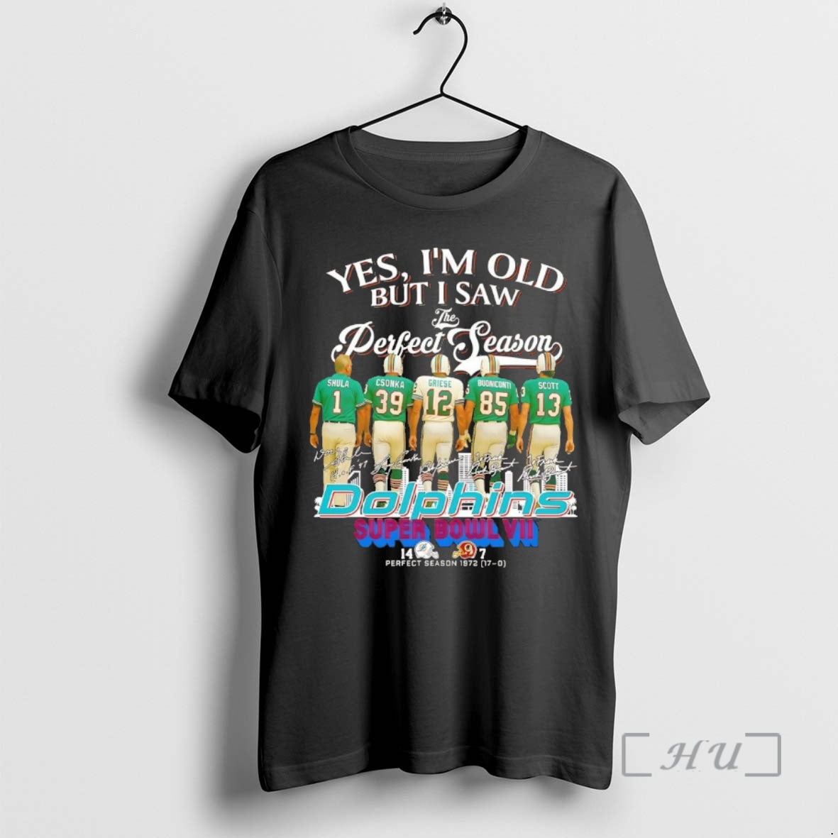 Officials Yes Im Old But I Saw Miami Dolphins Greatness Chriast Premium T Shirts Sweater Hoodie, Sweatshirt | TeeBloomCo.com