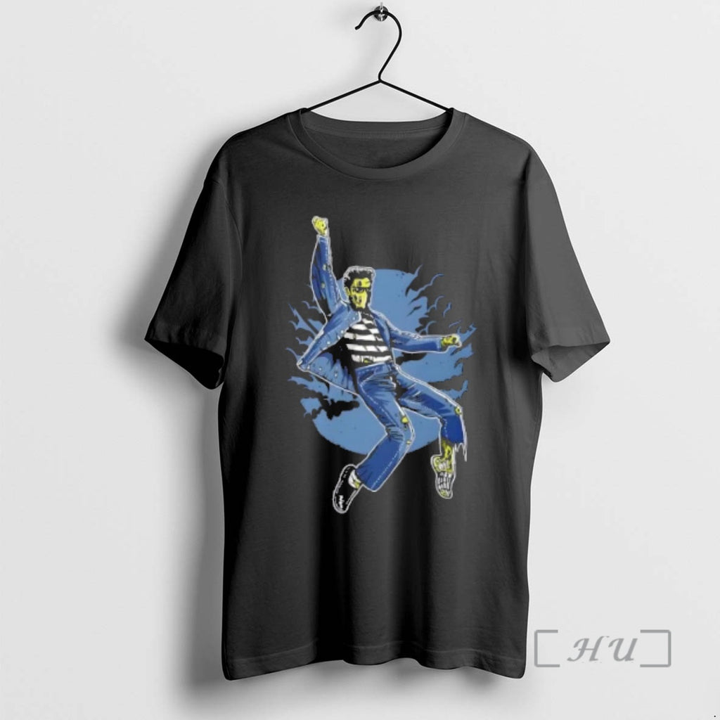 Officials Zombie King Jumpsuit Undead Rock And Roll T-Shirts, Hoodie, Sweatshirt | TeeBloomCo.com