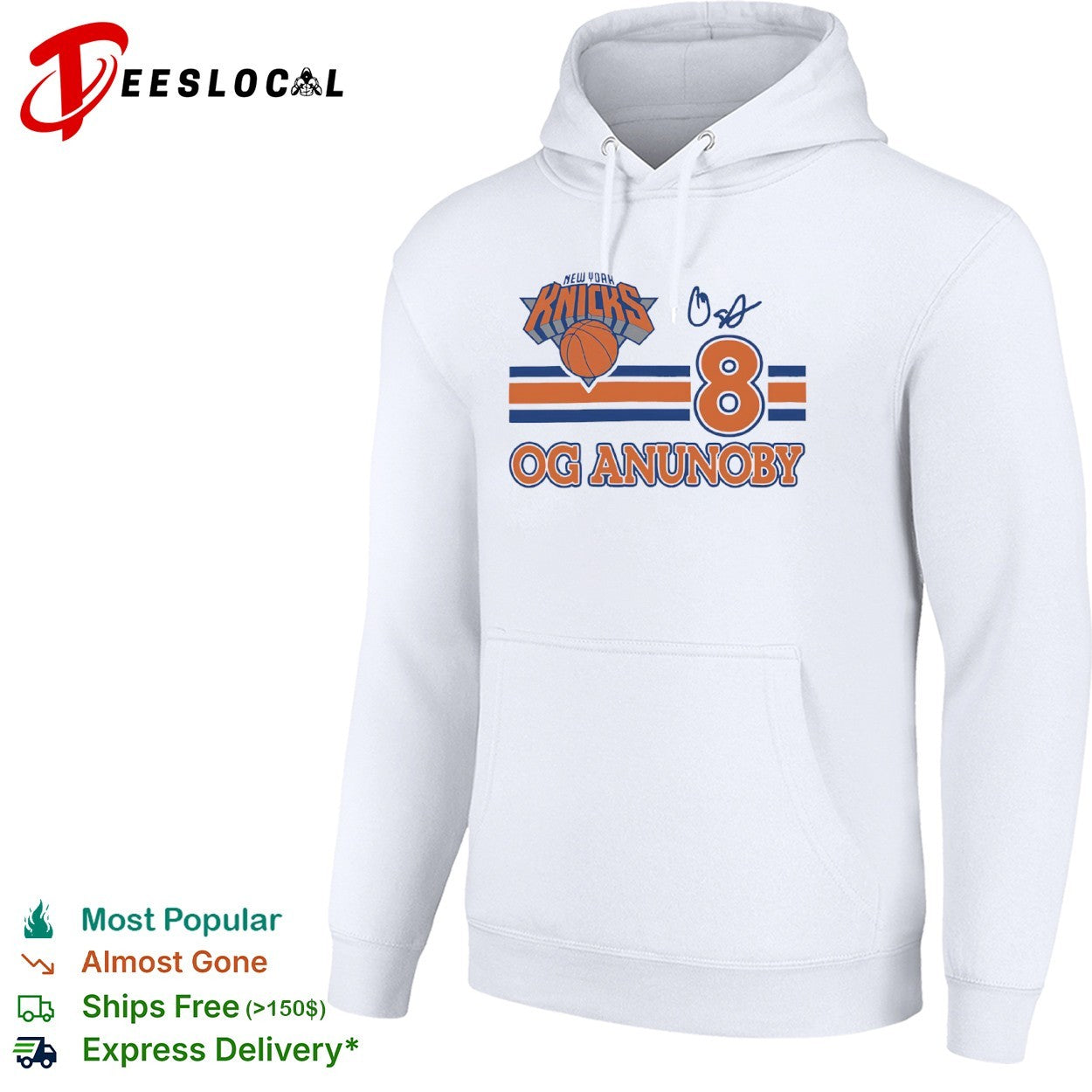 Og Anunoby New York Knicks 8 signature logo Shirt