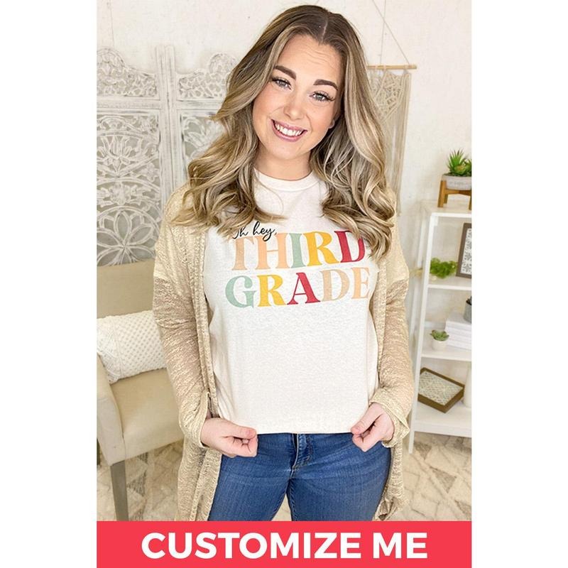 Oh Hey Grade Level Teacher T-Shirt Hoodie, Sweatshirt | TeeBloomCo.com