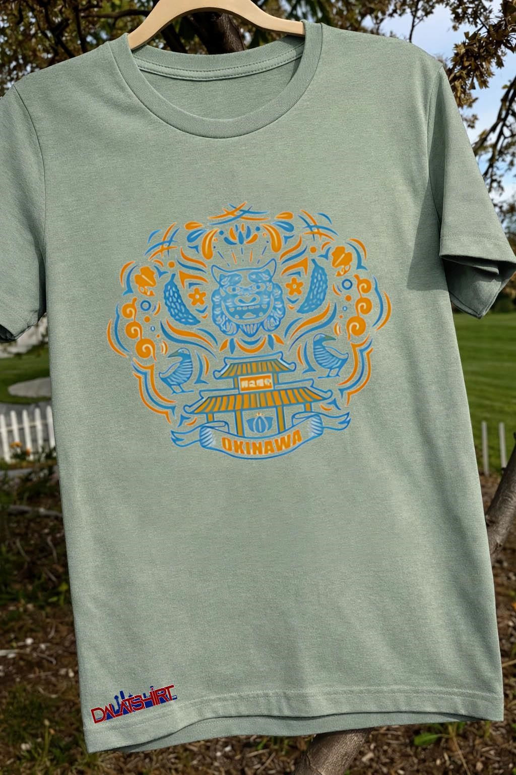 Okinawa Shisa Lion Guardian Shuri Castle Japan Traditional shirt