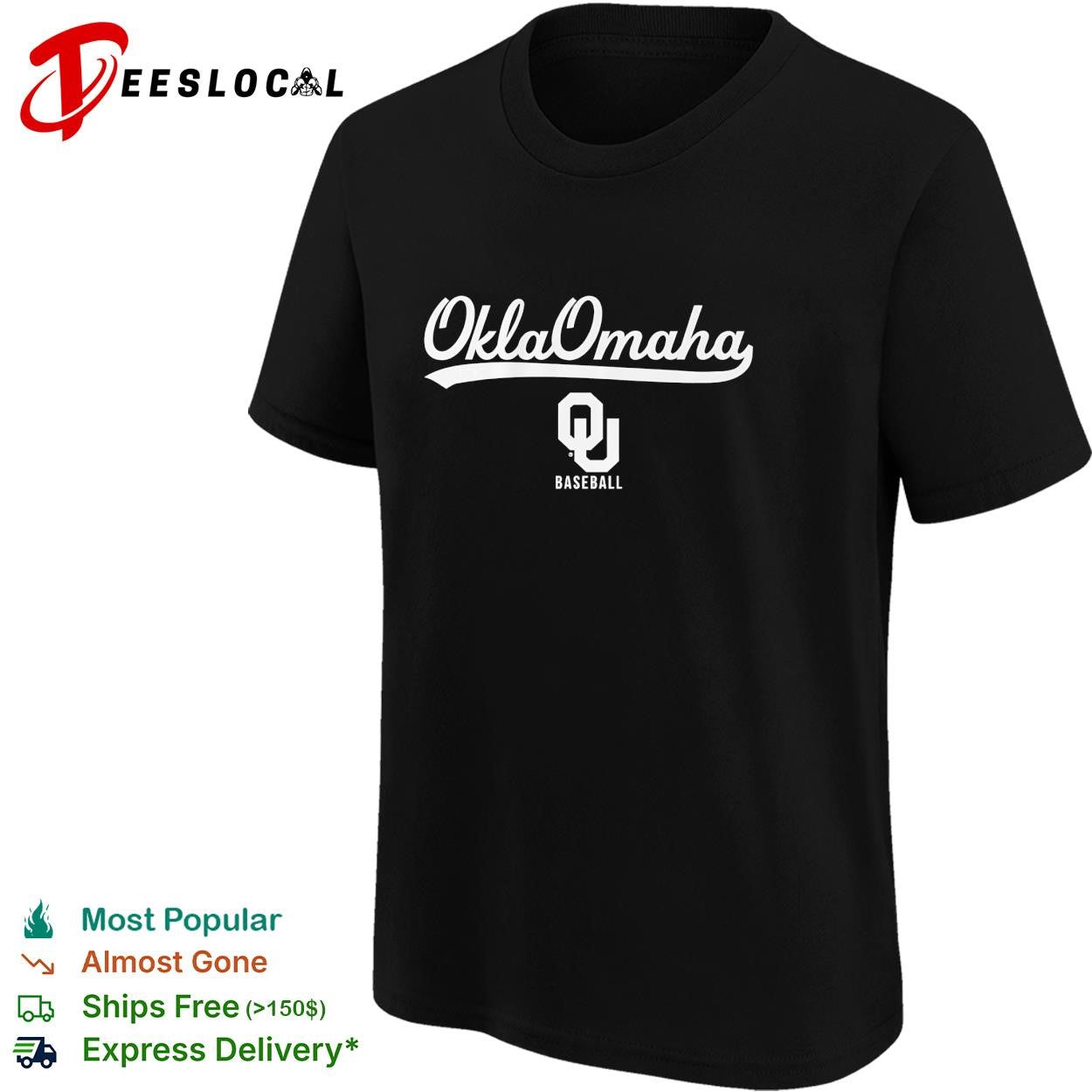 OklaOmaha Oklahoma Sooners baseball College World Series graphic shirt