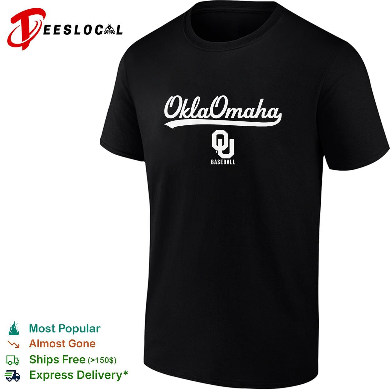 OklaOmaha Oklahoma Sooners baseball College World Series graphic shirt