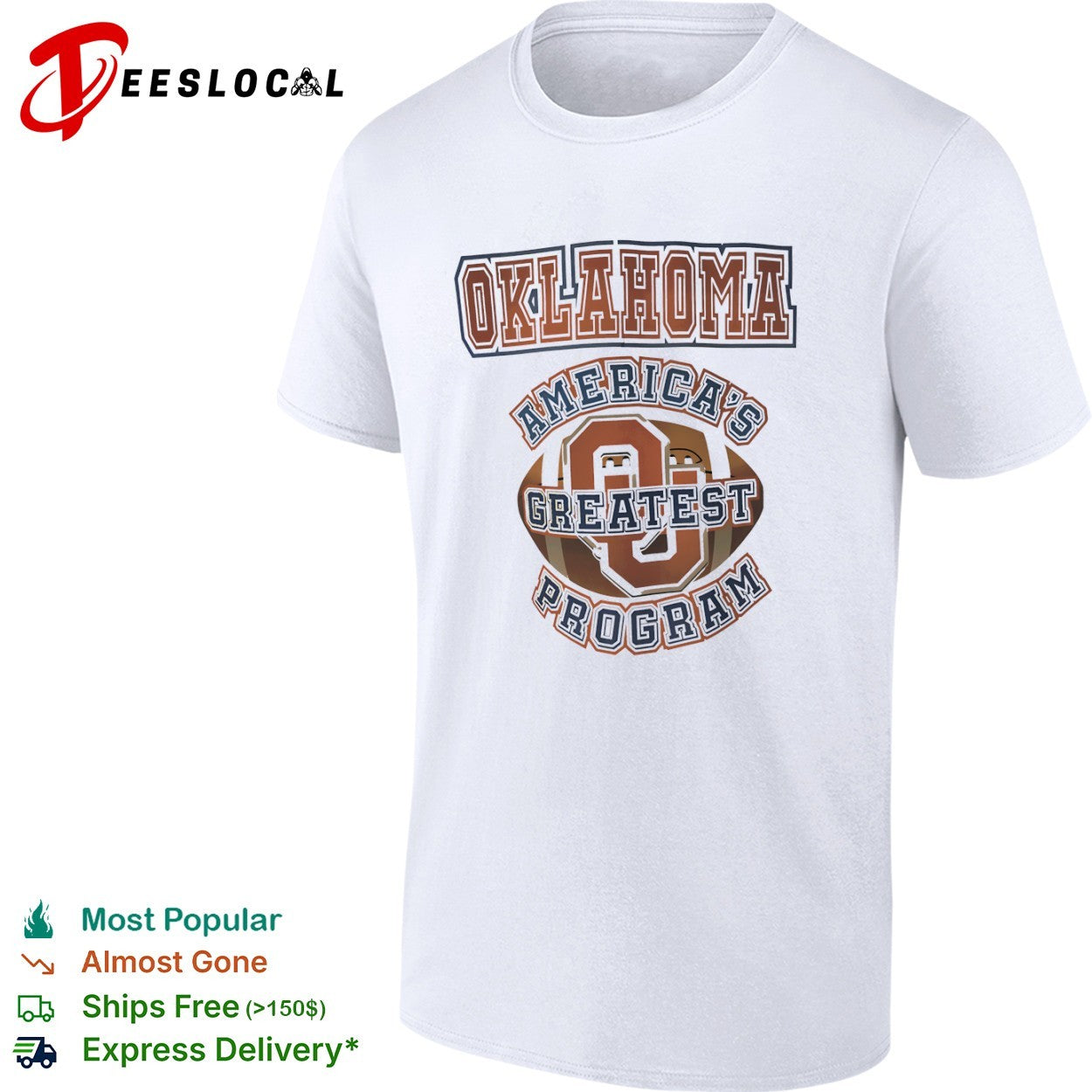 Oklahoma Americas Greatest Program University of Oklahoma Sooners football shirt