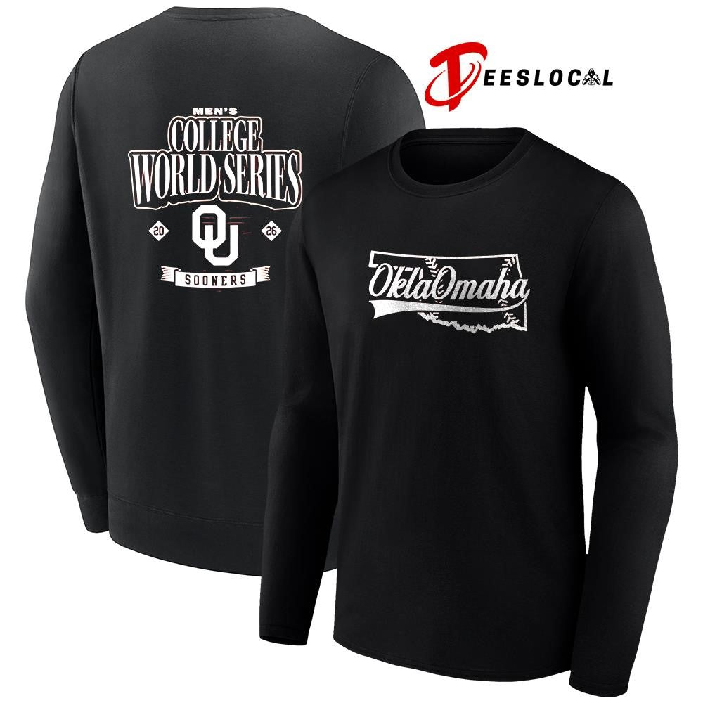Oklahoma Sooners OklaOmaha college world series logo shirt