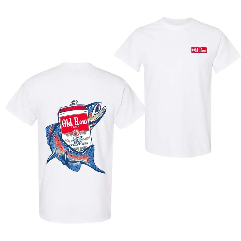 Old Row Outdoors Fishing Beer T-Shirt, Top Underwear, Women Tshirt, Men Tshirt Hoodie, Sweatshirt | TeeBloomCo.com