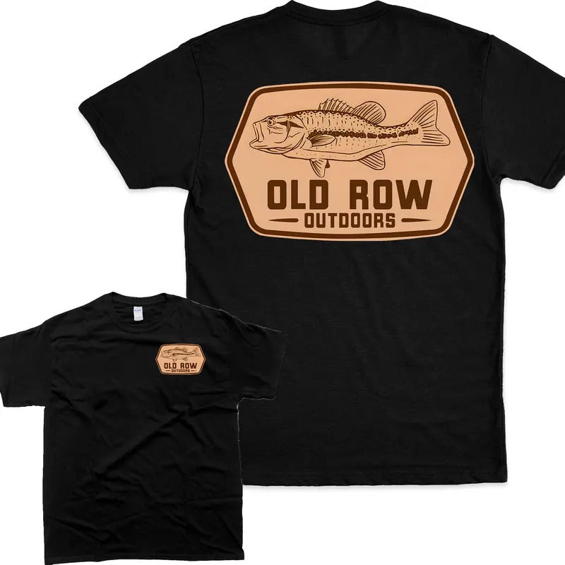 Old Row Outdoors Hunting Unisex T-Shirt Funny Fish For Men For Women Top Hoodie, Sweatshirt | TeeBloomCo.com