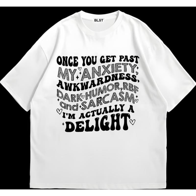 Once You Get Past My Anxiety T-Shirt Cotton and Machine Washable Trendy Fit Hoodie, Sweatshirt | TeeBloomCo.com