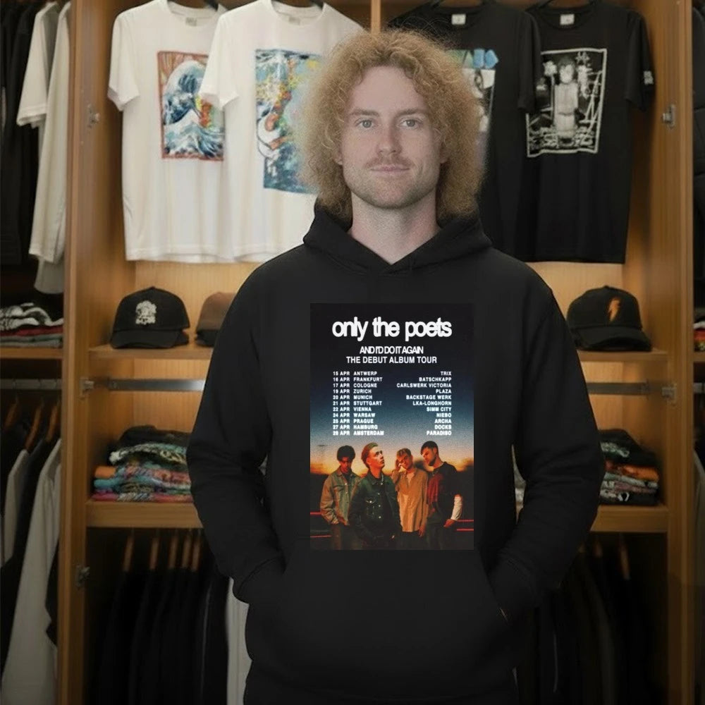 Only The Poets Debut Album Tour 2026 Poster Shirt